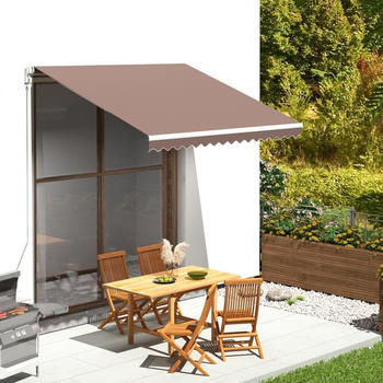 vidaXL Awning cloth 300 x 250 cm brown