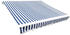 Awning cloth 300 x 250 cm blue/white