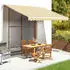 vidaXL Awning cloth 400 x 350 cm yellow/white