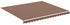 Awning cloth 400 x 350 cm brown