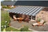 Spettmann Gelenkarmmarkise Star Fix B 400 cm x T 250 cm grau gestreift