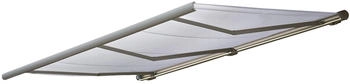 MCW Elektrische Kassettenmarkise H27 6x3m Acryl creme Rahmen grau
