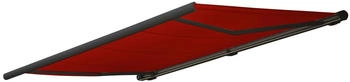 MCW Elektrische Kassettenmarkise H123 4,5x3m Acryl bordeaux-rot Rahmen anthrazit
