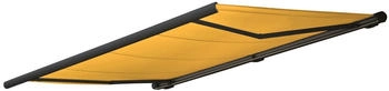 MCW Elektrische Kassettenmarkise H123 4,5x3m Polyester gelb Rahmen anthrazit