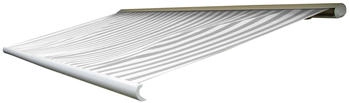 MCW Ersatz-Bezug f&uuml;r Markise H124 Acryl grau-wei&szlig;