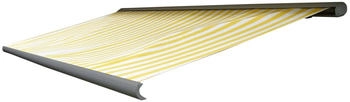 MCW Ersatz-Bezug f&uuml;r Markise H124 Acryl gelb-wei&szlig;