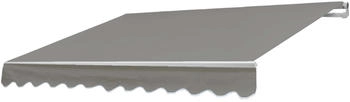 MCW Alu-Markise H790 4x3m Polyester grau-braun