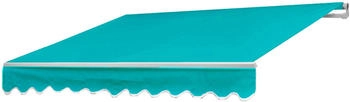 MCW Alu-Markise H790 4x3m Polyester t&uuml;rkis