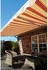 Spettmann Gelenkarmmarkise Star Fix B 300 cm x T 250 cm orange-rot gestreift