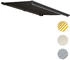 anthrazit anthrazit: Mendler T122 Polyester mit Volant 400 x 300 cm