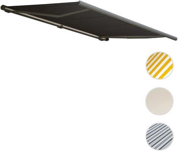 Mendler T122 Polyester 400 x 300 cm grau anthrazit
