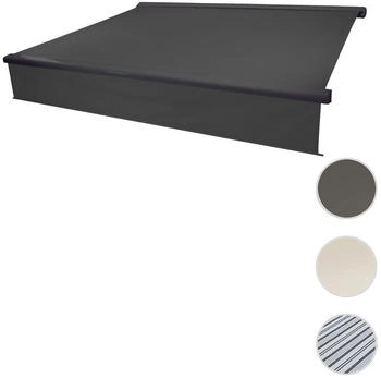 Mendler T124 anthrazit mit Polyester 500 x 300 cm anthrazit