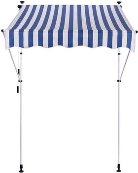CLP Markise Westerly 350x200x120 cm blau/wei&szlig;