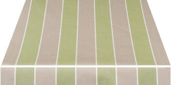 Spettmann Gelenkarmmarkise 350 cm x 250 cm gr&uuml;n-beige gestreift