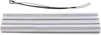 MCW Volant f&uuml;r Vollkassetten-Markise T124 grau-wei&szlig;