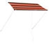 vidaXL Einziehbare Markise 250×150 cm orange und braun (145896)