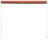 vidaXL Einziehbare Markise 250×150 cm orange und braun (145896)