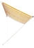 vidaXL Einziehbare Markise 300×150 cm gelb und weiß (143755)