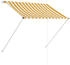 vidaXL Einziehbare Markise 150×150 cm gelb und weiß (143752)