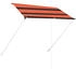 vidaXL Einziehbare Markise 200×150 cm orange und braun (145895)