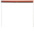 vidaXL Einziehbare Markise 200×150 cm orange und braun (145895)