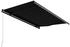 vidaXL Einziehbare Markise handbetrieben 450 x 300 cm anthrazit (3051240)
