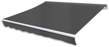 vidaXL Gelenkarmmarkise Handbetrieben 300 cm anthrazit (275561)