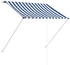 vidaXL Einziehbare Markise 100×150 cm blau und weiß (145889)