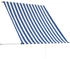 vidaXL Einziehbare Markise 100×150 cm blau und weiß (145889)