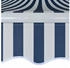 vidaXL Gelenkarmmarkise 500 cm blau/weiß (275566)