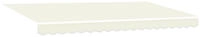 vidaXL Markisenersatzstoff Creme 4 x 2 m Polyester