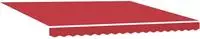 vidaXL Markisenersatzstoff Rot 4 x 3 m Polyester