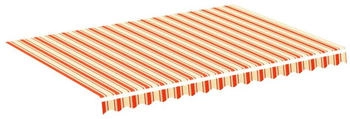 vidaXL Markisenbespannung Gelb und Orange 3,5x2,5 m (312016)