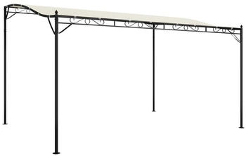 vidaXL Markise Creme 4x3 m 180 g/m&sup2; Stoff und Stahl (362394)