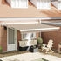 vidaXL Markisen-Ersatzstoff Beige 400 x 300 cm Segeltuch (42000560)
