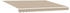 vidaXL Markisen-Ersatzstoff Beige 400 x 300 cm Segeltuch (42000560)