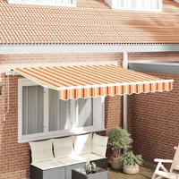vidaXL Markisenersatzstoff Mehrfarbig 3,5 x 2 m Polyester