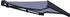 vidaXL Motorisierte Kassetten-Markise 350x250 cm Blau und Weiß (3052686)