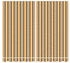 vidaXL Markisenbespannung Mehrfarbig Gestreift 3x2,5 m (367734)