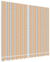 vidaXL Markisenbespannung Mehrfarbig Gestreift 3x2,5 m