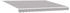 vidaXL Einziehbare Markise Hellgrau 400 x 300 cm Stoff (3330644)