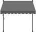 vidaXL Markise Einziehbar Anthrazit 200x150 cm Stoff und Stahl (368738)