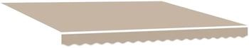 vidaXL Einziehbare Markise Beige 400 x 300 cm Stoff (3330611)