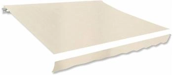 vidaXL Markisenbespannung Canvas Creme 350x250 cm (143702)