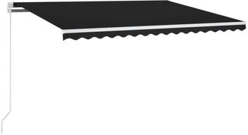 vidaXL Markise Manuell Einziehbar 400x350 cm Anthrazit (3068979)