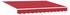 vidaXL Markisen-Ersatzstoff Rot 300 x 250 cm Segeltuch (42000628)
