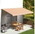 vidaXL Markisenbespannung Gelb und Orange 6x3 m (312023)