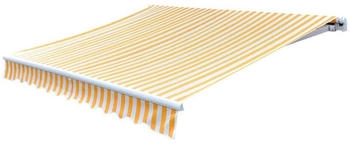 vidaXL Markisenbespannung Canvas Orange & Weiß 450x300 cm (143706)