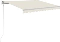 vidaXL Markise Automatisch Einziehbar 300x250 cm Creme