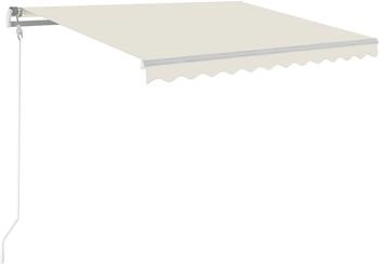 vidaXL Markise Automatisch Einziehbar 300x250 cm Creme (3068867)